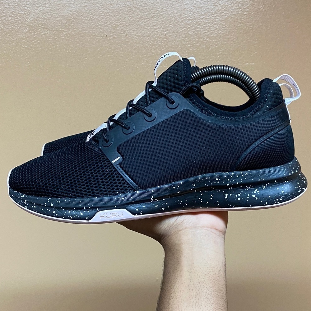 KURU Atom Jet Black-Misty Lilac Women’s Running Sneakers 10.5 Medium - Picture 3 of 17
